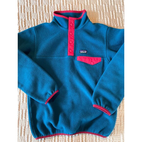 Kids' Large 12 Patagonia Synchila Snap-T Fleece Pullover - Picture 3 of 8